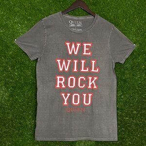 Queen, We will Rock You Soundtrack Rock T-shirt size Small